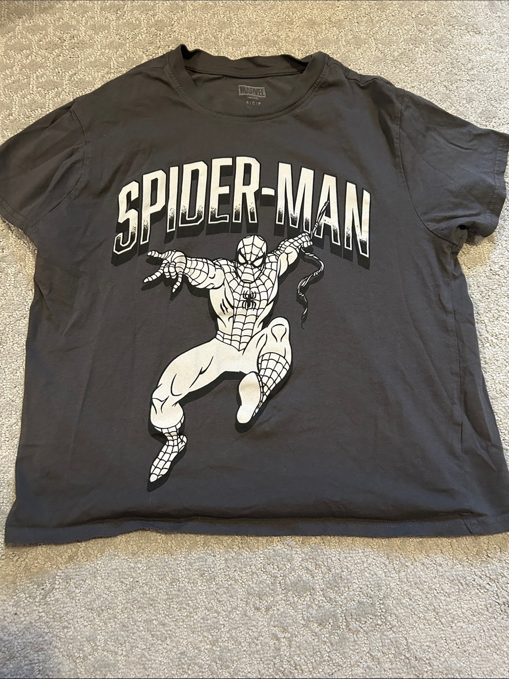 Marvel Spider-Man Graphic Tee - Black & White